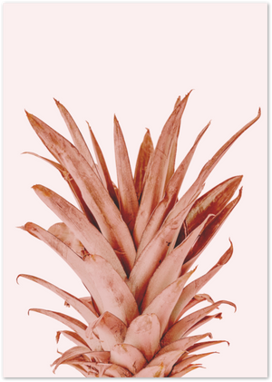 Posterux© | Pink Botanical Pineapple Poster - Tropical Wall Art Print poster – premium wall art