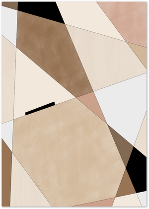 Posterux© | Geometric Earth Tones – Modern Abstract Art poster – premium wall art