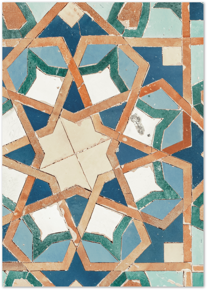 Posterux© | Mosaic Art – Timeless Geometric Design Poster poster – premium wall art