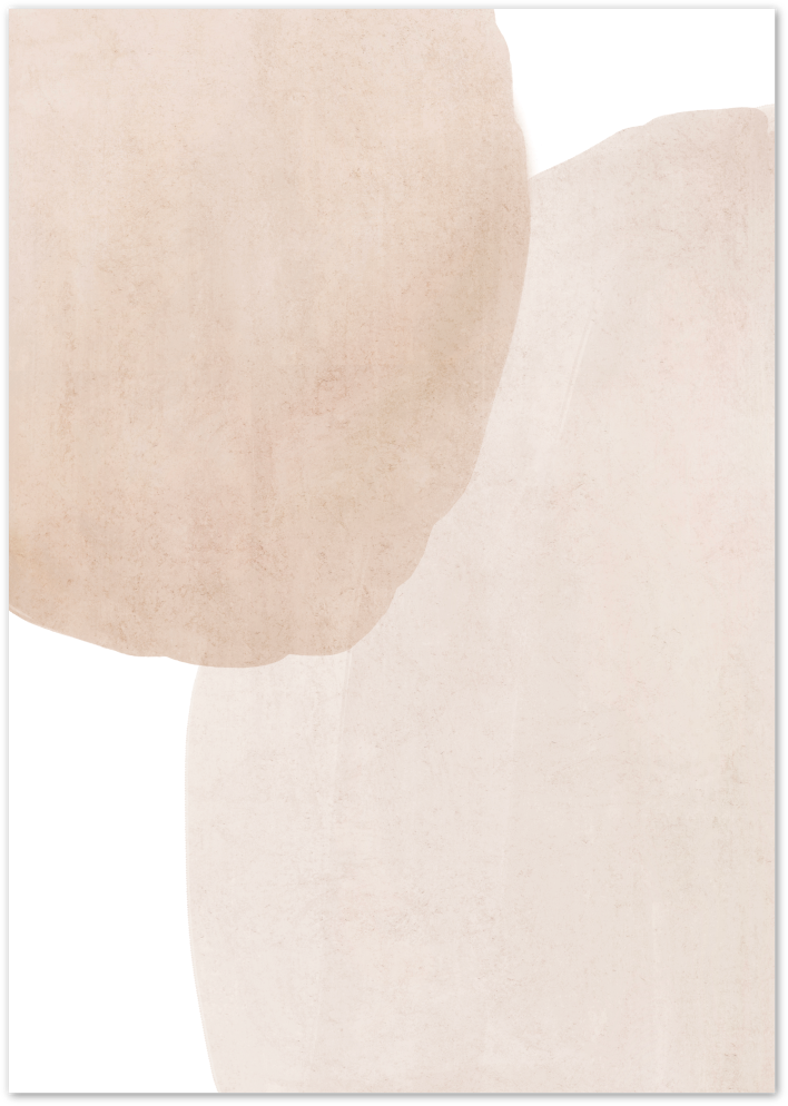 Posterux© | Neutral Shapes – Abstract Minimalist Art Poster poster – premium wall art