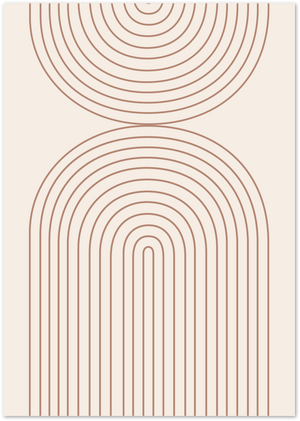 Posterux© | Geometric Arch Design – Art Deco Minimalist Poster poster – premium wall art