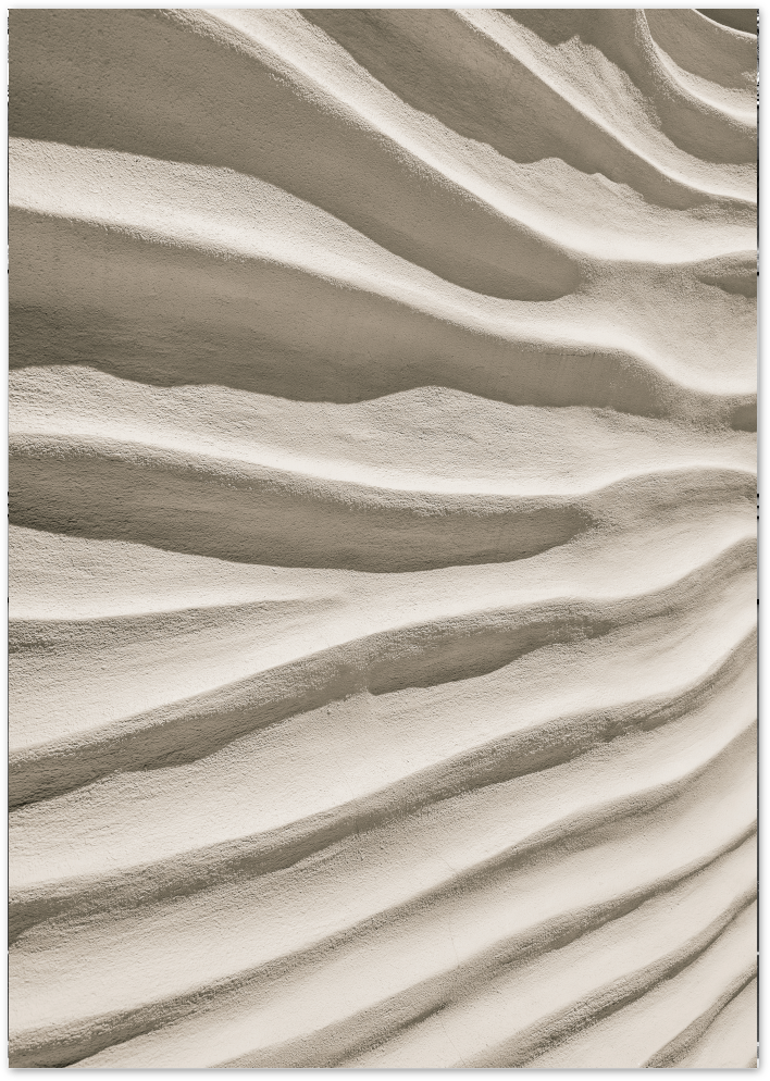 Posterux© | Textured Sand Waves – Neutral Abstract Photography Poster poster – premium wall art