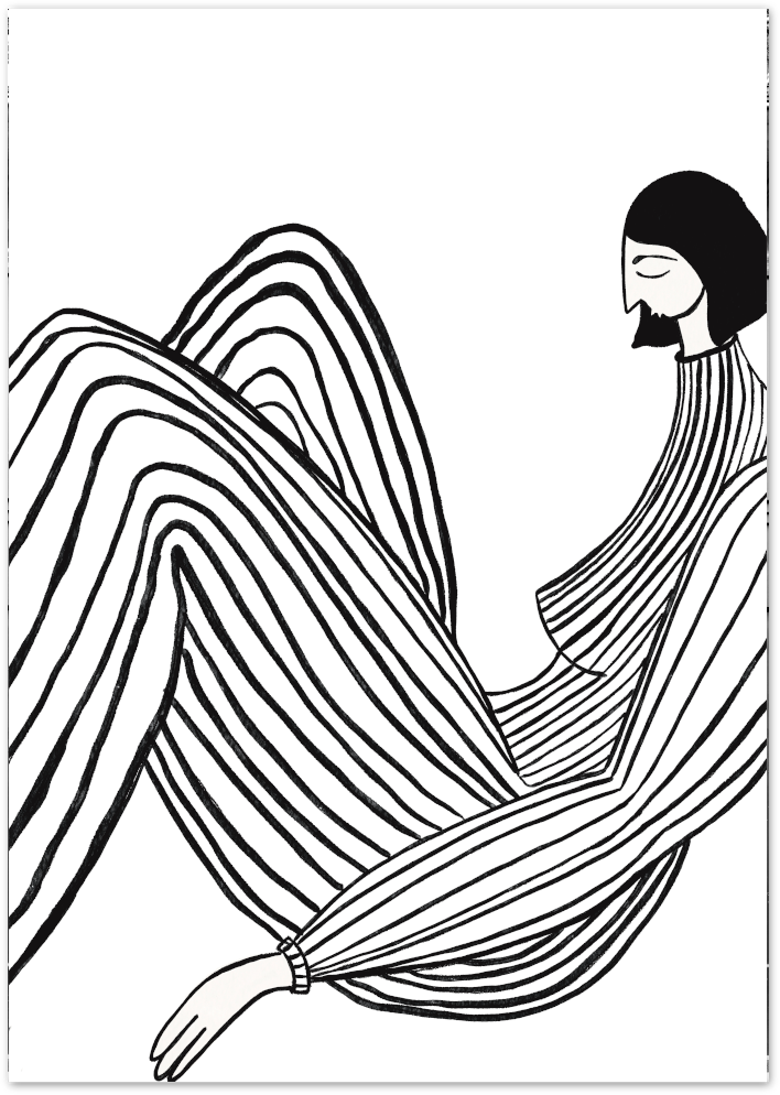 Posterux© | Line Art Figure – Modern Abstract Poster poster – premium wall art