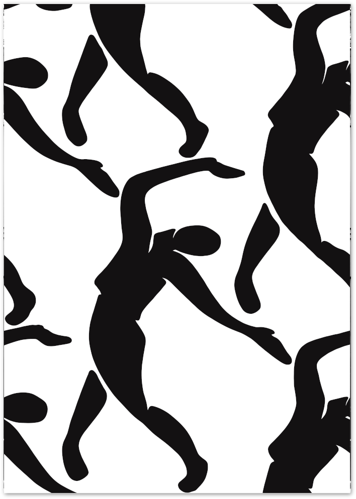 Posterux© | Dynamic Motion – Abstract Figure Art Poster poster – premium wall art