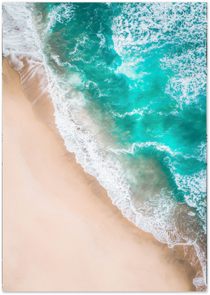 Posterux© | Ocean Waves from Above – Coastal Photography Poster poster – premium wall art