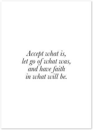 Posterux© | Inspirational Quote – Elegant Calligraphy poster – premium wall art