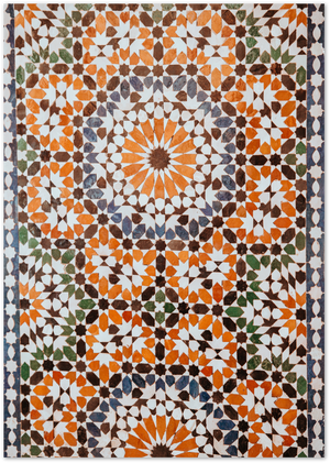 Posterux© | Islamic Geometric Tiles – Vibrant Pattern Art Poster poster – premium wall art