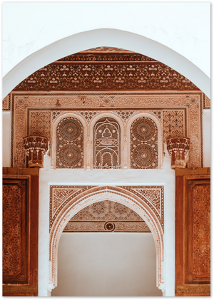 Posterux© | Moroccan Archway – Elegant Islamic Architecture Print poster – premium wall art