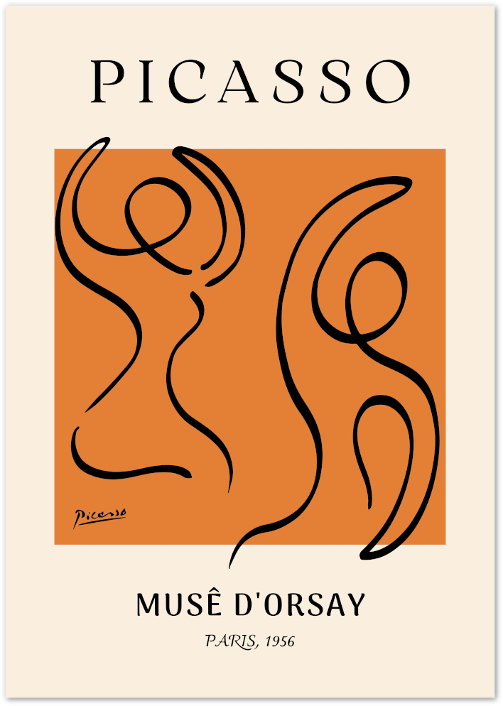 Posterux© | Picasso Musée d'Orsay Poster – Iconic Modern Art Print poster – premium wall art