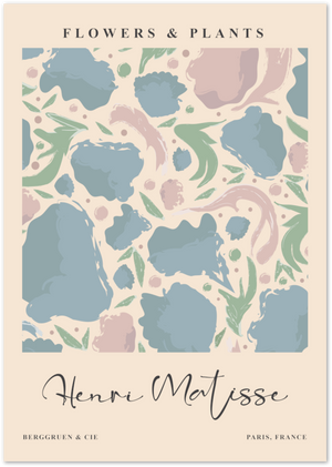 Posterux© | Henri Matisse Flowers & Plants Poster – Modern Abstract Botanical Art poster – premium wall art