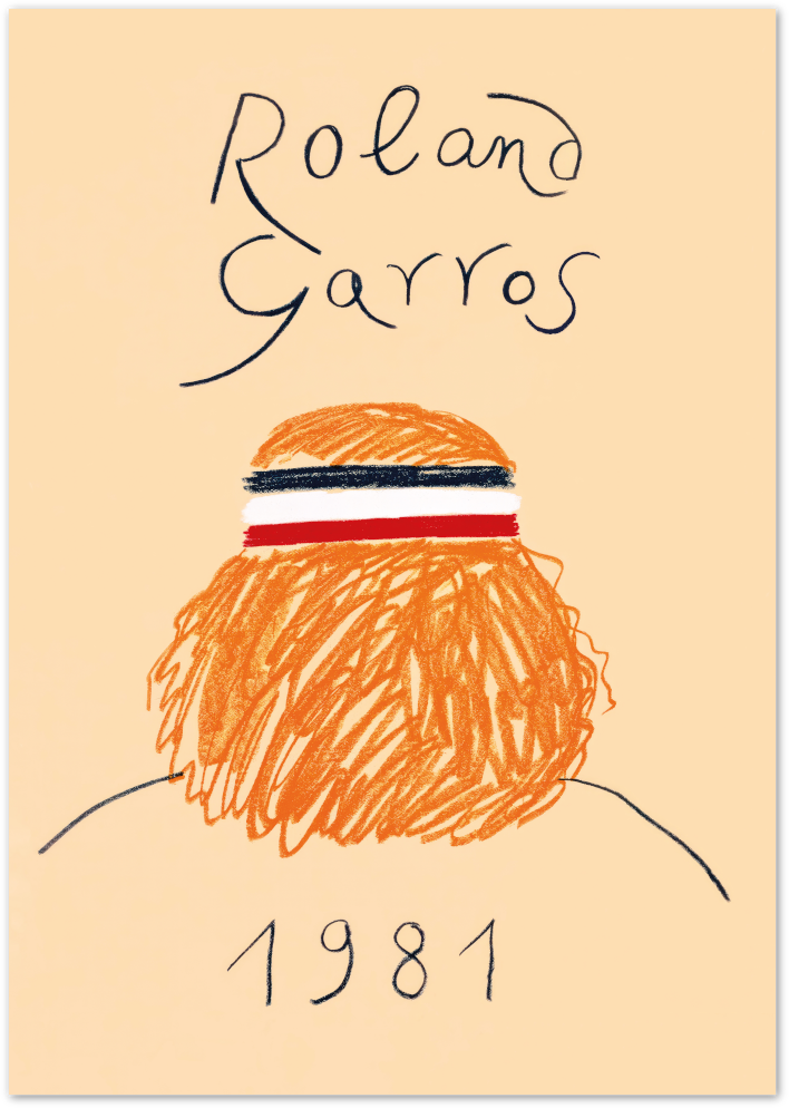 Posterux© | Roland Garros 1986 Poster – Vintage Tennis Art poster – premium wall art