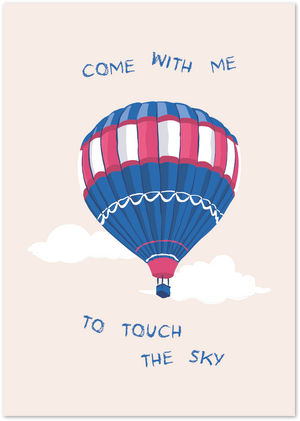 Posterux© | Hot Air Balloon Poster – Dreamy Adventure Art poster – premium wall art