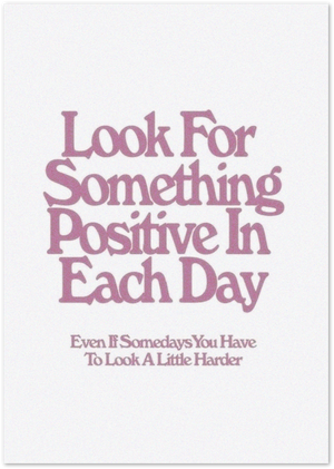 Posterux© | Positive Quote Poster – Soft Pink Retro Typography poster – premium wall art