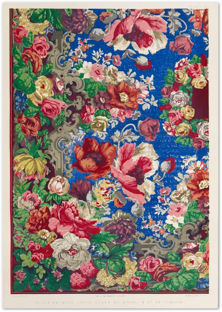 Posterux© | Baroque Floral Pattern Poster – Romantic Vintage Design poster – premium wall art