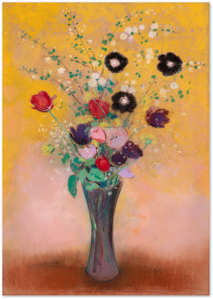 Posterux© | Wildflower Vase Poster – Vintage Floral Elegance poster – premium wall art