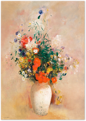 Posterux© | Wildflower Vase Poster – Impressionist Floral Art Print poster – premium wall art