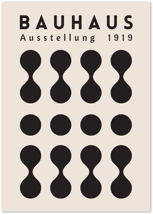 Posterux© | Bauhaus Dots Poster – Minimalist German Exhibition Wall Art poster – premium wall art