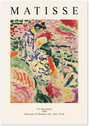 Posterux© | Matisse La Japonaise Poster – Fauvist Abstract Expression Wall Art poster – premium wall art