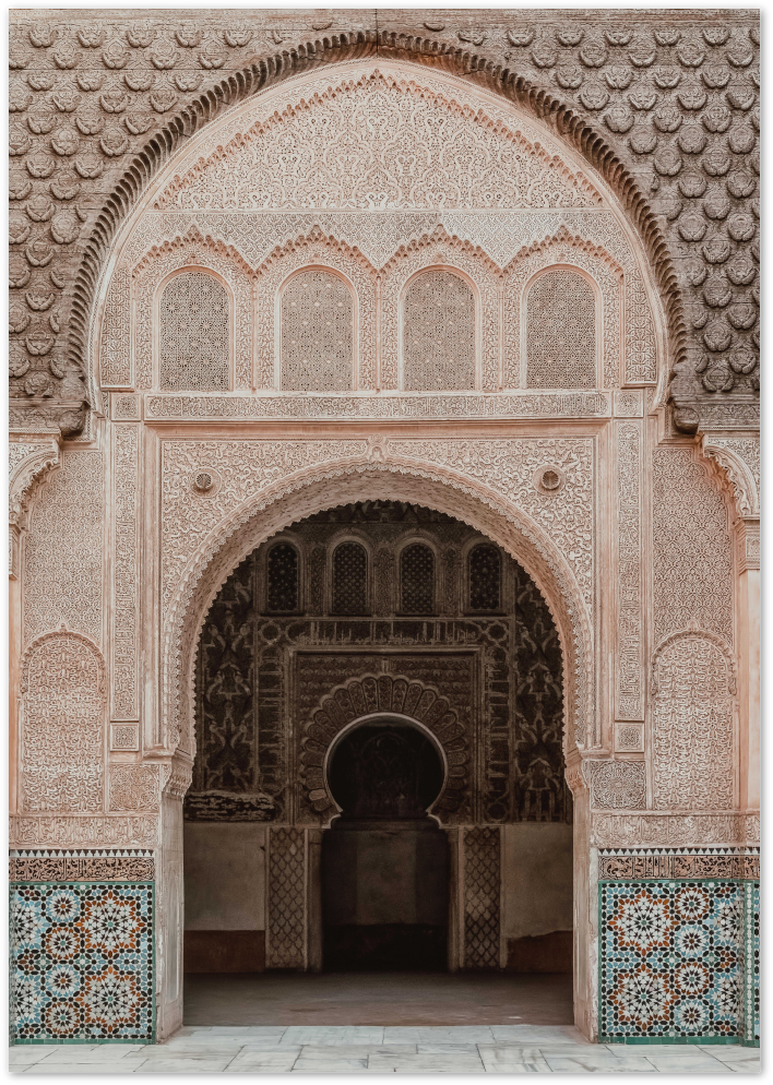 Posterux© | Moroccan Archway – Timeless Architecture Print poster – premium wall art