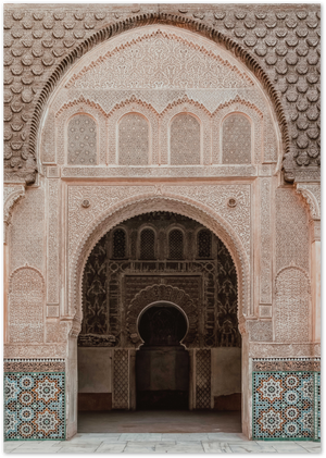 Posterux© | Moroccan Archway – Timeless Architecture Print poster – premium wall art