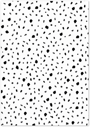 Posterux© | Modern Dalmatian Dots – Abstract Minimalist Poster poster – premium wall art