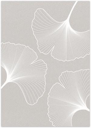 Posterux© | Ginkgo Leaf Elegance – Nature-Inspired Botanical Print poster – premium wall art