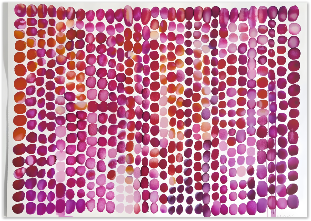 Posterux© | Color Dot Grid Poster – Abstract Watercolor Gradient Print poster – premium wall art