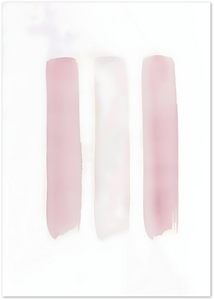 Posterux© | Three Blush Strokes Poster – Minimal Pink Abstract Print poster – premium wall art
