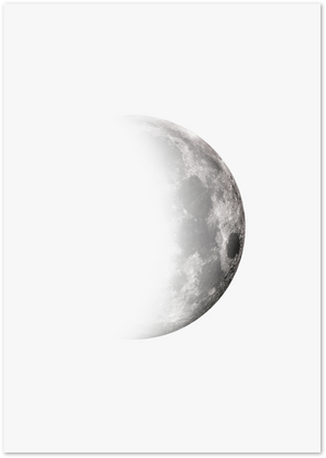 Posterux© | Moon Phases Gallery Wall – Set of 3 Posters poster – premium wall art