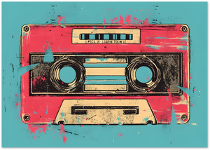 Posterux© | Cassette Vibes – Retro Pop Culture poster – premium wall art