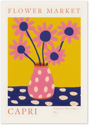 Posterux© | Colorful Art & Botanical Gallery Wall – Set of 7 Posters