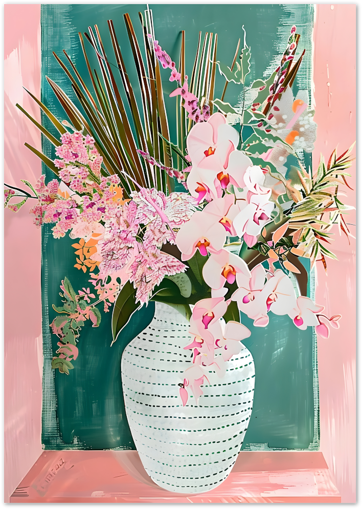 Posterux© | Vintage Botanical Bloom Poster – Classic Floral Elegance poster – premium wall art