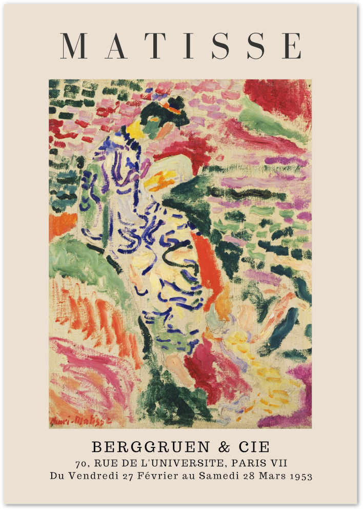 Posterux© | Matisse Poster – Abstract Expression in Bold Color poster – premium wall art