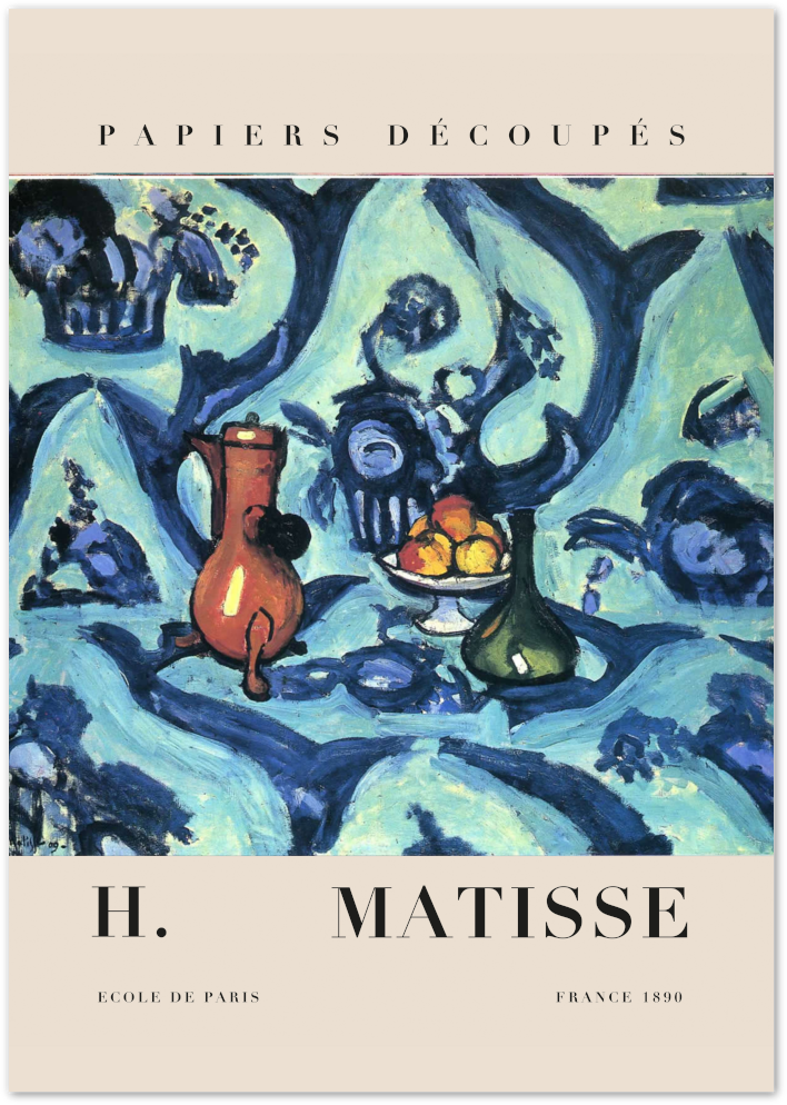 Posterux© | The Blue Room Poster – Matisse Interior Masterpiece poster – premium wall art