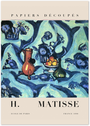 Posterux© | The Blue Room Poster – Matisse Interior Masterpiece poster – premium wall art