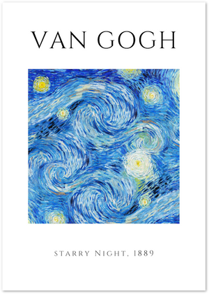 Posterux© | Starry Night Poster – Iconic Van Gogh Masterpiece poster – premium wall art