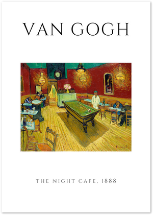 Posterux© | The Night Café Poster – Van Gogh Art Print poster – premium wall art