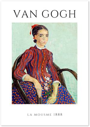 Posterux© | La Mousmé – Van Gogh Portrait Poster poster – premium wall art