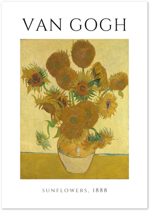 Posterux© | Sunflowers – Van Gogh Classic Floral Poster poster – premium wall art