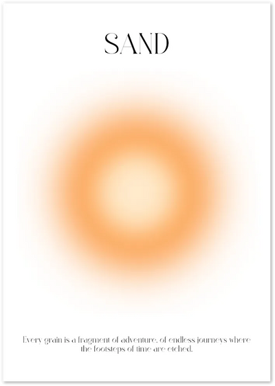 Posterux© | Sand – Minimalist Earth Element Poster poster – premium wall art