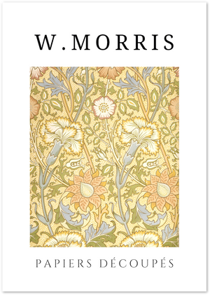 Posterux© | Soft Sunflower Poster – William Morris Vintage Floral poster – premium wall art