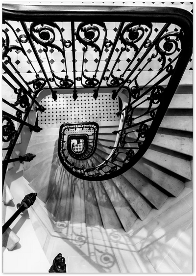 Posterux© | Vintage Spiral – Elegant Architecture Photography Poster poster – premium wall art