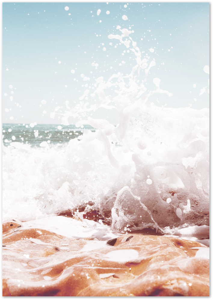 Posterux© | Ocean Breeze – Refreshing Coastal Photography Poster poster – premium wall art