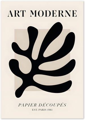 Posterux© | Coral Form Poster – Organic Line Composition poster – premium wall art