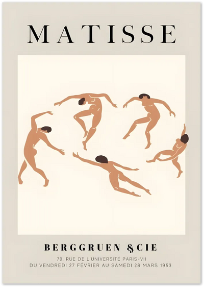 Posterux© | Matisse Dancers Poster – Modern Nude Abstract Art poster – premium wall art