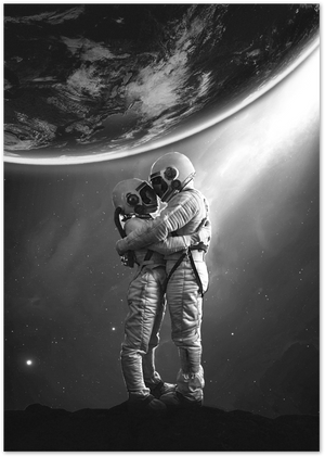 Posterux© | Cosmic Love – Surreal Space Photography Poster poster – premium wall art