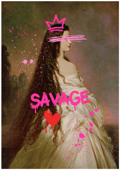 Posterux© | Savage Queen Poster – Bold Feminine Art