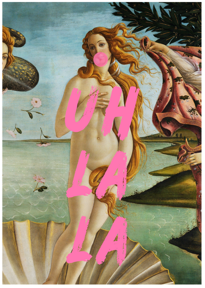 Posterux© | Uh La La Venus Poster – Classical Pop Art
